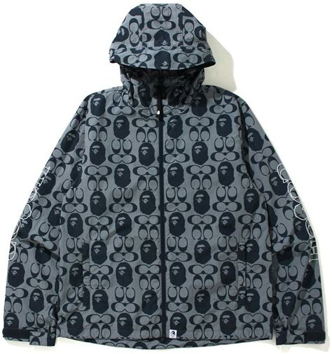 bape coach jacket replica|bape windbreaker jackets.